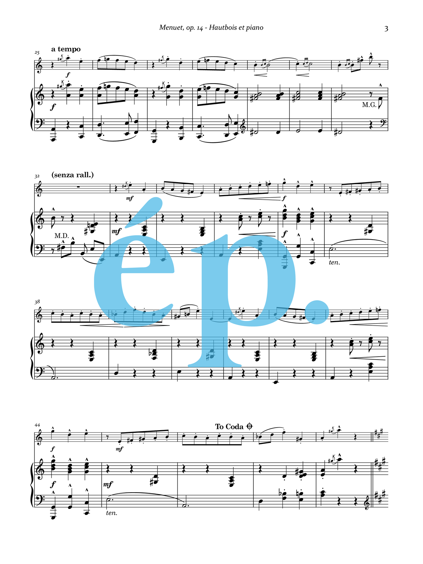 Piano pieces by Mel Bonis arranged for oboe & piano