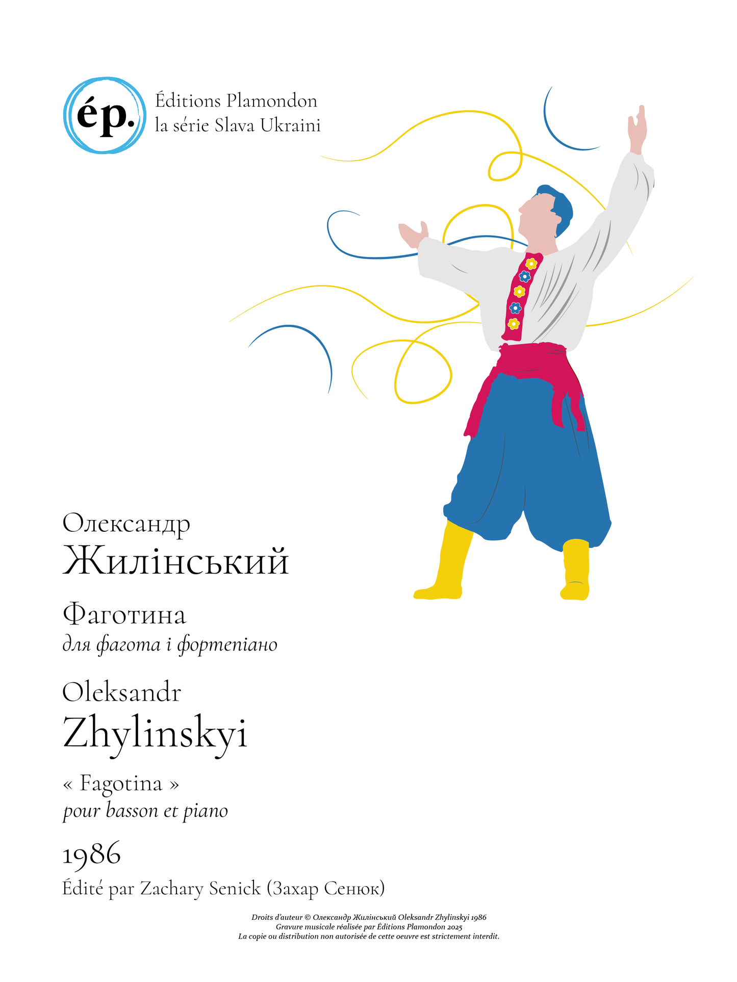 « Fagotina » pour basson et piano d'Oleksandr Zhylinskyi