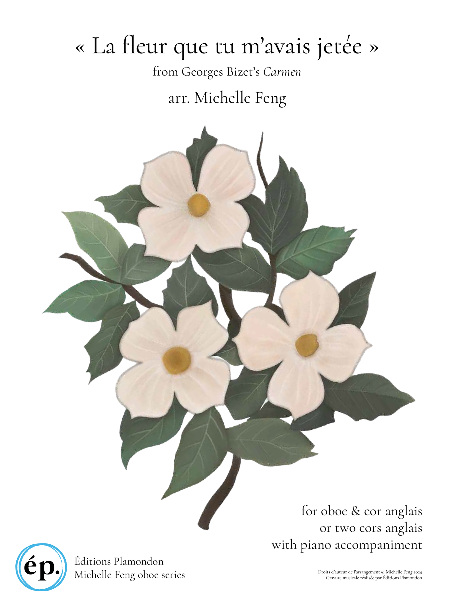 La fleur que tu m’avais jetée from Bizet's Carmen for oboe & cor anglais or two cors anglais with piano