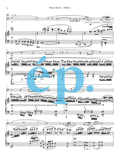 Dmytro Kyryliv's "Molfar" for bassoon and piano [Digital Download]