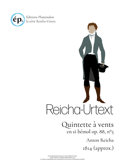 Anton Reicha's Woodwind Quintet in B-flat op. 88 no. 5