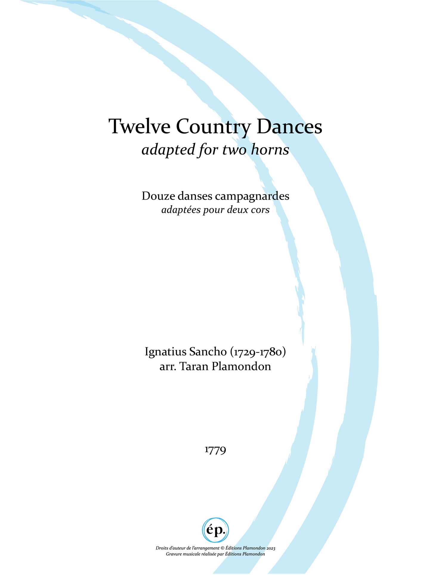 Ignacius Sancho's Twelve Country Dances adapted for two horns