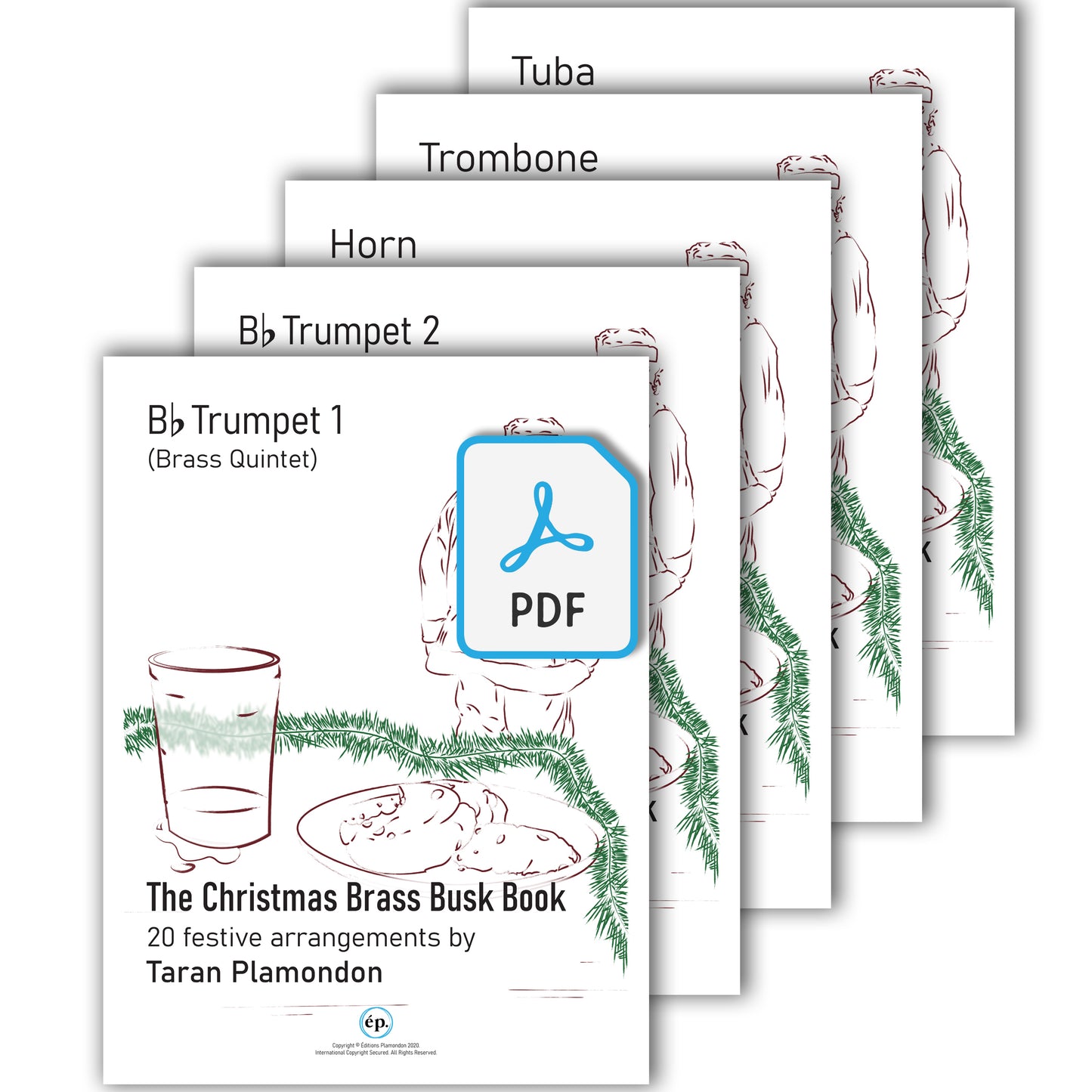 Brass Quintet Version (Digital) - The Christmas Brass Busk Book